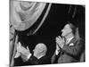 Soviet Nikita S. Khrushchev and Gamal Abdul Nasser Attending Bolshoi Ballet Performance-null-Mounted Photographic Print