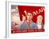 Soviet Poster Commemorating May Day, 1950-A Bearob-Framed Giclee Print