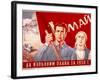 Soviet Poster Commemorating May Day, 1950-A Bearob-Framed Giclee Print