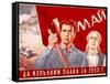 Soviet Poster Commemorating May Day, 1950-A Bearob-Framed Stretched Canvas
