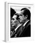 Soviet Premier Leonid Brezhnev and US President Richard Nixon at White House, Washington DC, 1973-null-Framed Photo