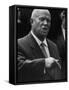 Soviet Prime Minister Nikita S. Khrushchev at the Un General Assembly-null-Framed Stretched Canvas
