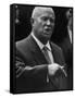 Soviet Prime Minister Nikita S. Khrushchev at the Un General Assembly-null-Framed Stretched Canvas