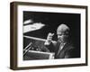 Soviet Prime Minister Nikita S. Khrushchev Speaking at the Un General Assembly-null-Framed Premium Photographic Print