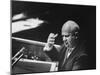 Soviet Prime Minister Nikita S. Khrushchev Speaking at the Un General Assembly-null-Mounted Photographic Print