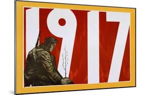 Soviet Propaganda Poster, 1917-null-Mounted Giclee Print
