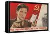 Soviet Propaganda Poster-null-Framed Stretched Canvas