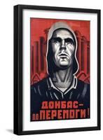 Soviet Propaganda Poster-null-Framed Giclee Print