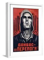 Soviet Propaganda Poster-null-Framed Giclee Print