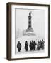 Soviet Soldiers at the Monument to the Heroes of the War of 1812-null-Framed Giclee Print