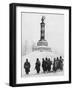 Soviet Soldiers at the Monument to the Heroes of the War of 1812-null-Framed Giclee Print