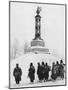 Soviet Soldiers at the Monument to the Heroes of the War of 1812-null-Mounted Giclee Print