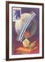 Soviet Space Program Medal-null-Framed Art Print