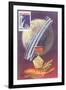 Soviet Space Program Medal-null-Framed Art Print