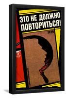 Soviet Stalin and Sickle Propaganda-null-Framed Poster