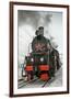 Soviet Steam Locomotive I-null-Framed Art Print