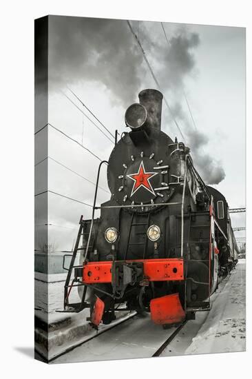 Soviet Steam Locomotive I-null-Stretched Canvas