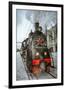 Soviet Steam Locomotive II-null-Framed Premium Giclee Print