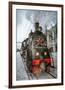 Soviet Steam Locomotive II-null-Framed Premium Giclee Print