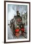 Soviet Steam Locomotive II-null-Framed Art Print