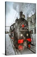 Soviet Steam Locomotive II-null-Stretched Canvas