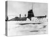 Soviet Submarine at the North Pole-null-Stretched Canvas
