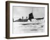 Soviet Submarine at the North Pole-null-Framed Premium Photographic Print