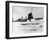 Soviet Submarine at the North Pole-null-Framed Premium Photographic Print