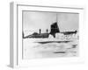 Soviet Submarine at the North Pole-null-Framed Premium Photographic Print