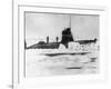 Soviet Submarine at the North Pole-null-Framed Photographic Print