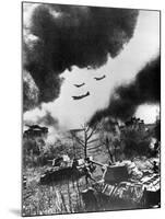 Soviet Tanks and Aircraft Launching an Attack, Russia, 1943-null-Mounted Giclee Print