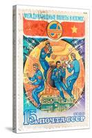 Soviet Union Space Stamp-null-Stretched Canvas