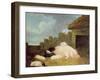 Sow with Piglets in the Sty-John Frederick Herring Jnr-Framed Giclee Print