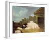 Sow with Piglets in the Sty-John Frederick Herring Jnr-Framed Giclee Print