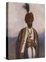 Sowar of the 17th Dogra Regiment - early 20th century-Mortimer Ludington Menpes-Stretched Canvas