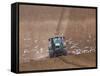 Sowing a Cereal Crop In Mid March-Adrian Bicker-Framed Stretched Canvas