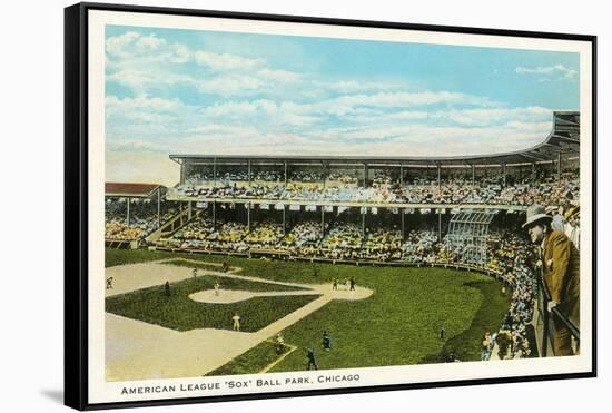 Sox Ball Park, Chicago, Illinois-null-Framed Stretched Canvas