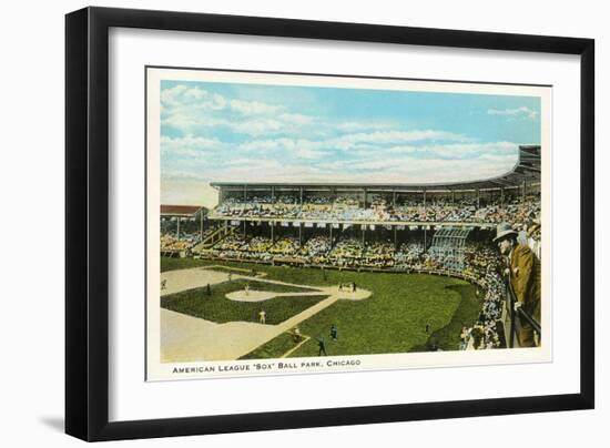 Sox Ball Park, Chicago, Illinois-null-Framed Art Print