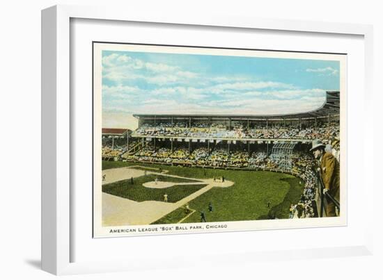 Sox Ball Park, Chicago, Illinois-null-Framed Art Print