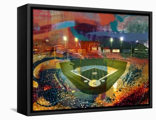 Sox Stadium, Chicago-Sisa Jasper-Framed Stretched Canvas