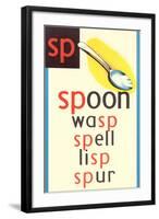 SP for Spoon-null-Framed Art Print