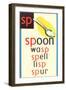 SP for Spoon-null-Framed Art Print