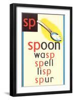 SP for Spoon-null-Framed Art Print