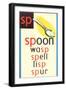 SP for Spoon-null-Framed Art Print