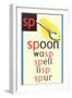 SP for Spoon-null-Framed Art Print