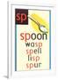 SP for Spoon-null-Framed Art Print