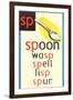 SP for Spoon-null-Framed Art Print