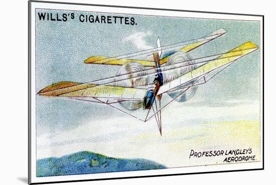 SP Langley's Steam-Powered Model Plane Aerodrome, C1896-null-Mounted Giclee Print