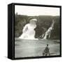 Spa (Belgium), the Coo Waterfalls-Leon, Levy et Fils-Framed Stretched Canvas