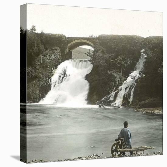 Spa (Belgium), the Coo Waterfalls-Leon, Levy et Fils-Stretched Canvas